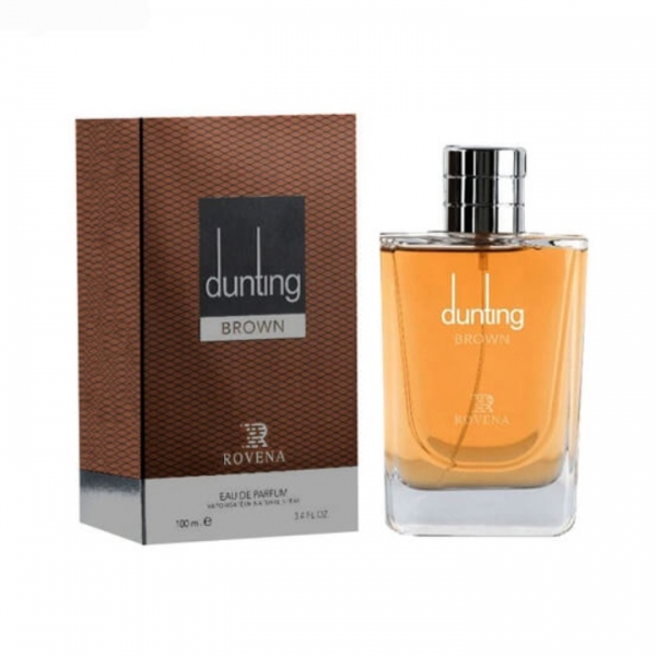 عطر ادکلن دانتینگ ( دانهیل ) قهوه ای اصلی و اورجینال روونا ROVENA DUNTING BROWN 