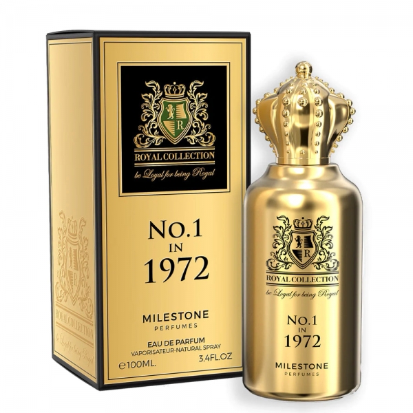 عطر ادکلن رویال کالکشن نامبر وان این 1972 اصلی و اورجینال میلستون MILESTONE ROYAL COLLECTION NO 1 IN 1972
